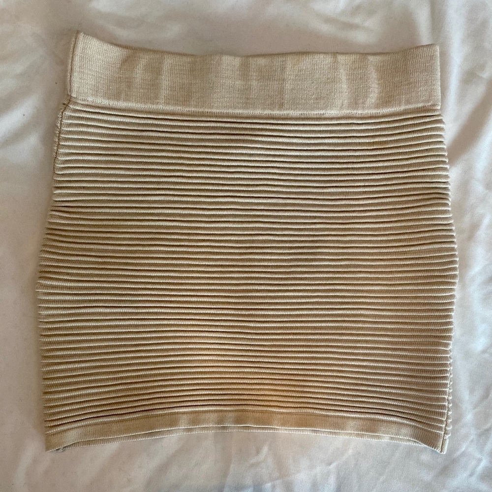 Textured Mini Skirt